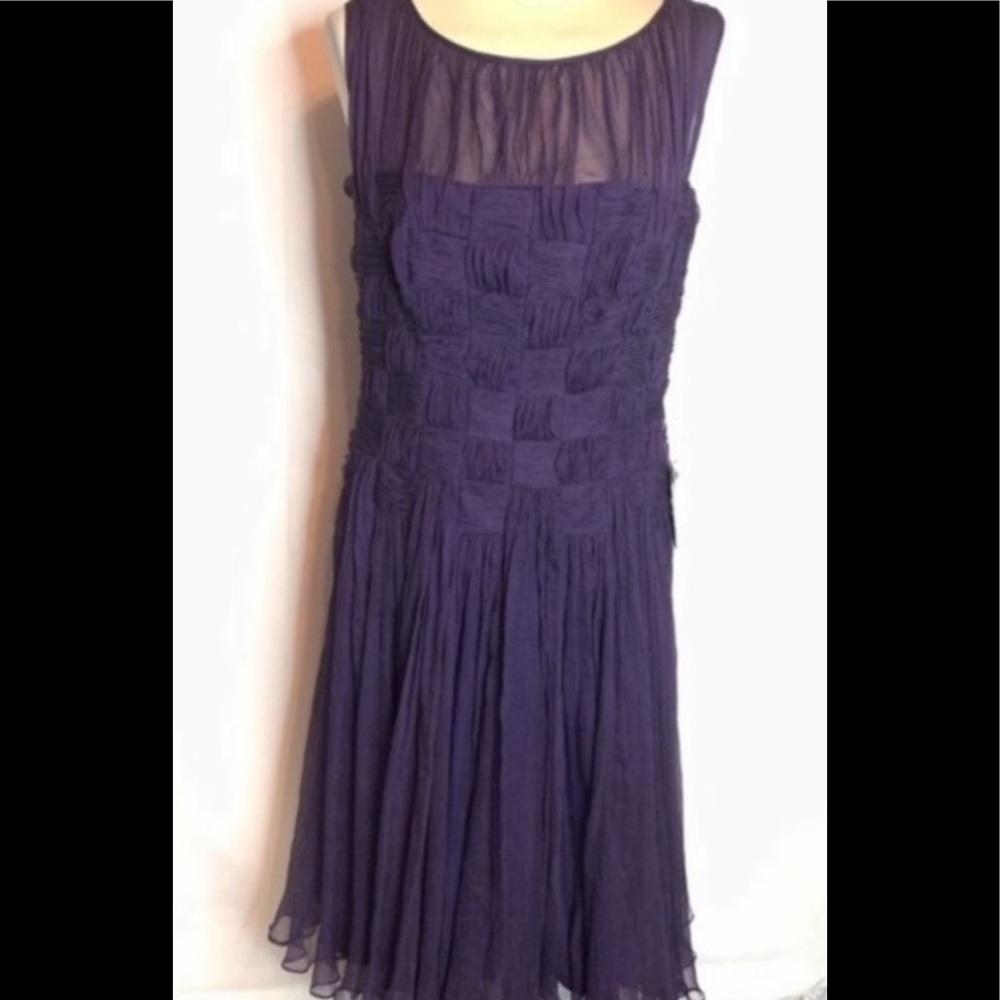 Tadashi Shoji basketweave dress size 12
